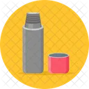 Thermos Hot Glass Icon