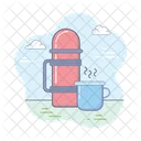 Thermos And Cup Thermos Cup Icon
