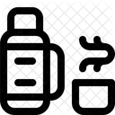 Thermoskanne Becher Heiss Symbol