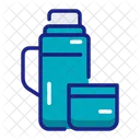 Thermoskanne Warm Trinken Symbol