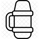 Thermoskanne Flasche Trinkwasser Symbol