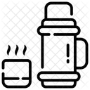 Thermoskanne Flasche Heissgetrank Symbol