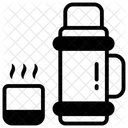 Thermoskanne Flasche Heissgetrank Symbol