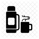 Thermoskanne Becher Heiss Symbol