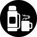 Thermoskanne Becher Heiss Symbol