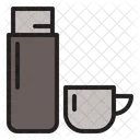 Thermosflasche  Symbol