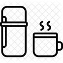 Thermoskanne Heiss Thermoskanne Symbol