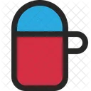 Thermoskanne Feldflasche Wasser Symbol