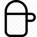 Thermoskanne Feldflasche Wasser Symbol
