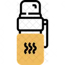 Thermoskanne Flasche Warm Symbol