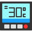 Thermostat Temperature Control Climate Regulator Icon