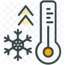 Thermostat Thermometer Snowflake Icon