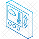 Isometrique Temperature Appareil Icône
