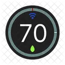 Thermostat Intelligent Regulateur De Chaleur Climatisation Icône