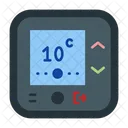 Thermostat Intelligent Regulateur De Chaleur Regulateur De Temperature Icône