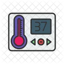 Thermostat Intelligent Regulateur De Chaleur Climatisation Icône