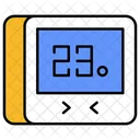 Thermostat Intelligent Regulateur De Chaleur Climatisation Icône