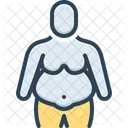 Thick Fat Plump Icône
