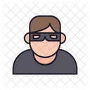 Thief Criminal Hacker Icon