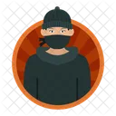 Robber Criminal Burglar Icon