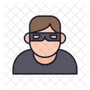Thief Criminal Hacker Icon