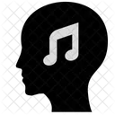 Man Music Head Icon