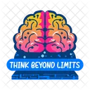 Think Beyond Brain Cerebrum Icon