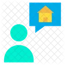 Property Investment Thinking Thinking For Buy House Thinking For Sale House Icon