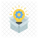 Think Out Of The Box Idea Creative Icon