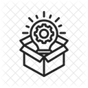 Think Out Of The Box Idea Creative Icon