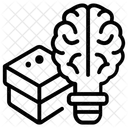 Think Out Of Box Creative Thinking Think Out Icon