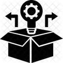 Think Out Of Box Box Creative Icon