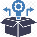Think Out Of Box Box Creative Icon