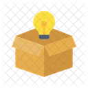 Think Out Of The Box Idea Creative Icon