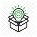 Think Out Of The Box Idea Creative Icon