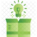 Think Out Of The Box Box Bulb Icon