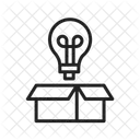 Think Out Of The Box Idea Creative Icon