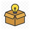 Think Out Of The Box Idea Creative Icon