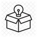 Think Out Of The Box Idea Creative Icon