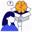 Think outside the box  Icon