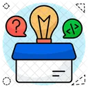 Think outside the box  Icon