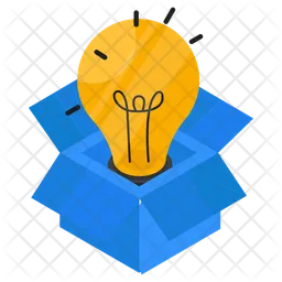 Think outside the box  Icon