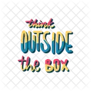 Think outside the box  Icon