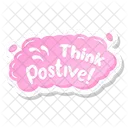Think Positive Bubble  Icon