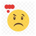 Thinking Emoji Face Icon