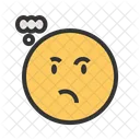 Thinking Emoji Face Icon