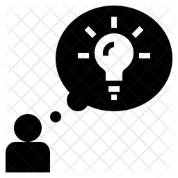 Thinking Icon Of Glyph Style Available In Svg Png Eps Ai Icon Fonts