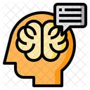 Brain Head Speech Icon