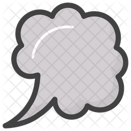 Thinking Cloud Emoji Icon