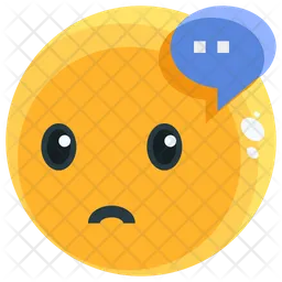Thinking face Emoji Icon